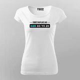 There’s No Place Like G28 X0 Y0 Z0 Programmer Funny T-Shirt For Women