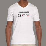 Things I Hate Programmer V Neck T-Shirt For Men online india