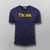 Think Chess V Neck T-shirt For Men Online India