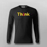 Think Chess Full Sleeve T-shirt For Men Online Teez
