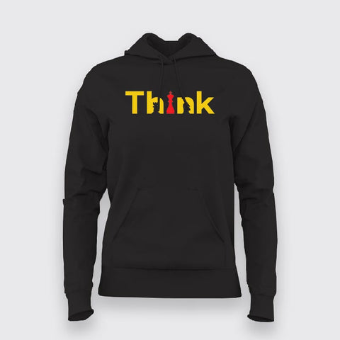 Think Chess Hoodies For Women
