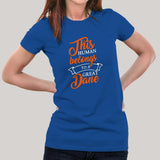 This Human Belongs To A Great Dane T-Shirt For Women