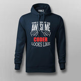 THIS IS WHAT AN AWESOME CODER LOOKS LIKE T-shirt For Men