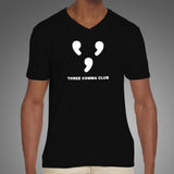 Three Comma Club V Neck T-Shirt For Men Online India