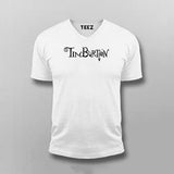 Tim Burton V-neck T-shirt For Men Online India