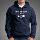 Ctrl X Threat - Touch My Computer Men's Tee