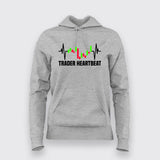 Trader Heartbeat Hoodies For Women