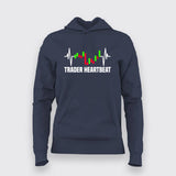 Trader Heartbeat Hoodies For Women