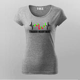 Trader Heartbeat T-Shirt For Women