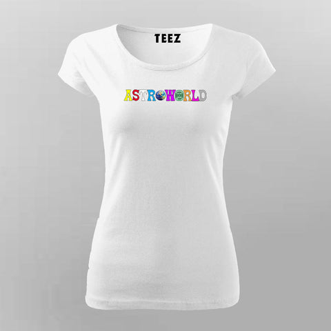 Travis Scott Astroworld T-shirt For Women Online India