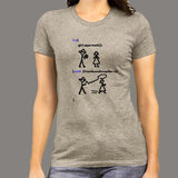 Try Catch Meme Women's Funny Programmer T-Shirt