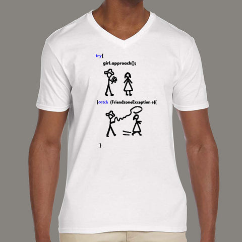 Try Catch Developer T-Shirt - Handle Life’s Errors – TEEZ.in