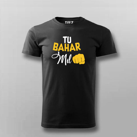 Tu Bahar Mil Hindi T-shirt For Men Online India