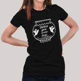 Two Lost Souls Swimming in a Fish Bowl Pink Floyd Women's T-shirt