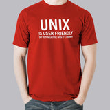 Unix is User Friendly Geeky T-shirt for Men