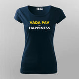 VADA PAW=HAPPINESS T-Shirt For Women