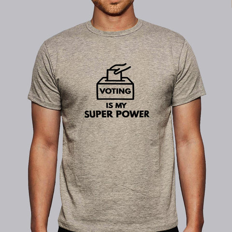 Voting is My Super Power T-shirt for Men online india