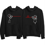 Valentine Day Special Couple Hoodies