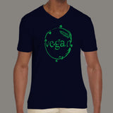 Vegan Green Leaves Vegetarian Men’s T-shirt