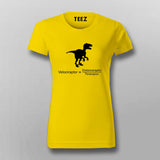 Velociraptor T-Shirt For Women