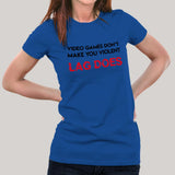 Video Game Don't Make Violent Women's Gaming t-shirt