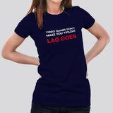 Video Game Don't Make Violent Women's Gaming t-shirt