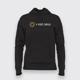 Vistara logo Hoodie For Women Online India