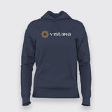 Vistara logo Hoodies For Women