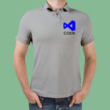 Visual Studio Code Polo T-Shirt For Men