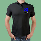 Visual Studio Code Polo T-Shirt For Men Online