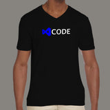 Visual Studio Code V Neck T-Shirt For Men Online