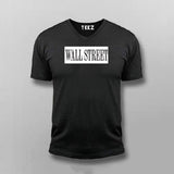 The New York Wall Street V-neck T-shirt For Men Online India