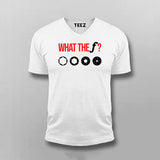 WHAT THE F? Funny Photographer T-shirt For Men