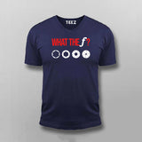 WHAT THE F? Funny Photographer T-shirt For Men