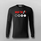 WHAT THE F? Funny Photographer T-shirt For Men