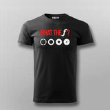 WHAT THE F? Funny Photographer T-shirt For Men Online Teez