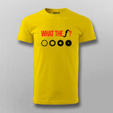 WHAT THE F? Funny Photographer T-shirt For Men