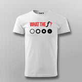 WHAT THE F? Funny Photographer T-shirt For Men