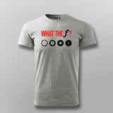 WHAT THE F? Funny Photographer T-shirt For Men