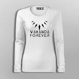 Wakanda Forever Black Panther T-Shirt For Women