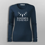 Wakanda Forever Black Panther T-Shirt For Women