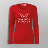 Wakanda Forever Black Panther T-Shirt For Women