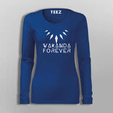 Wakanda Forever Black Panther T-Shirt For Women