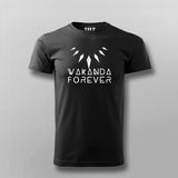Wakanda Forever Black Panther T-Shirt For Men Online