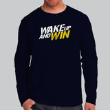 Wake Up And Win Motivation T-Shirt For Men