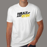 Wake Up And Win Motivation T-Shirt For Men