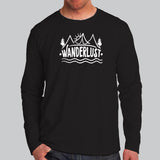 Wanderlust Full Sleeve T-Shirt For Men Online India