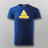 Warning I'm Not Listening Funny Men's Attitude T-Shirt
