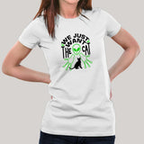 We Just Want The Cat Funny Cat T-Shirt For Women India