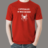 Web Design Spider T-Shirt - Weaving the Web Creatively